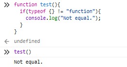 Replication of the if-statement in the malware.
